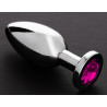 Triune Plug bijou anal Butty L 9 x 3.8cm Rose